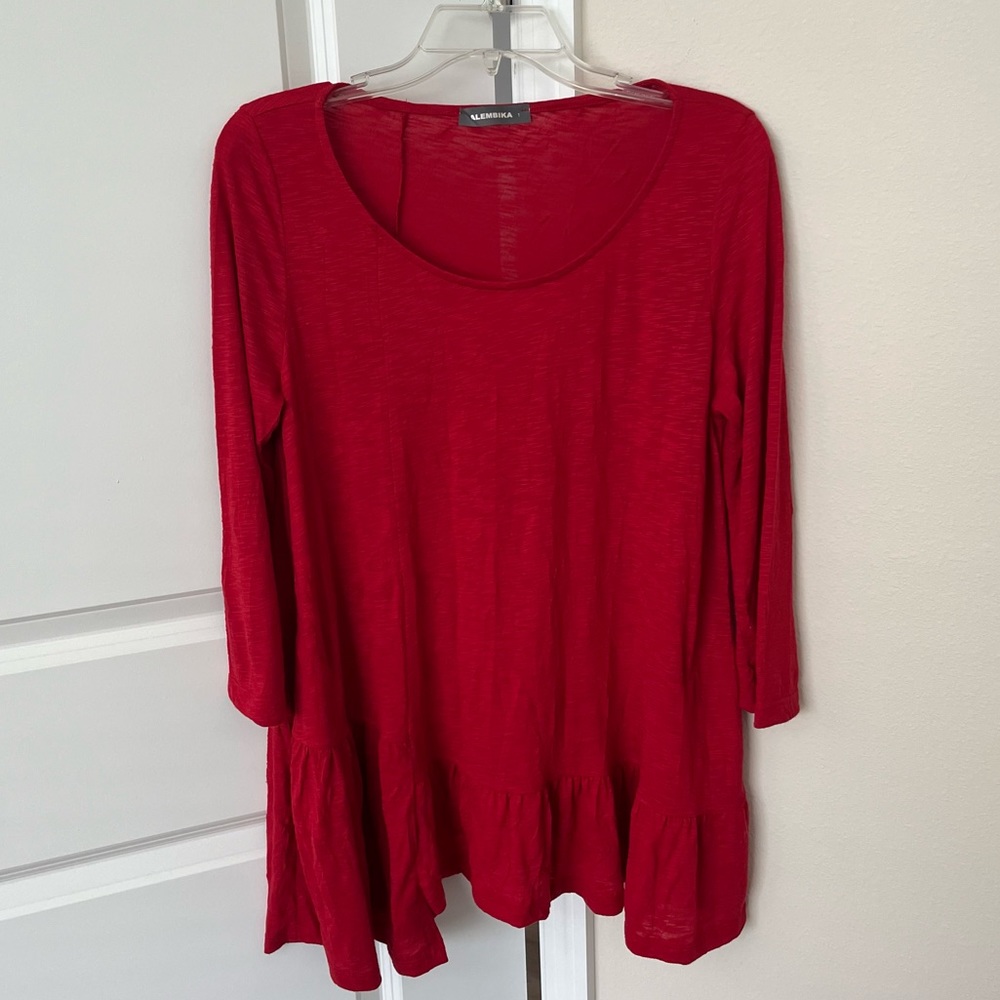 Alembika Ruffled Bottom Tunic - Picture 2 of 12